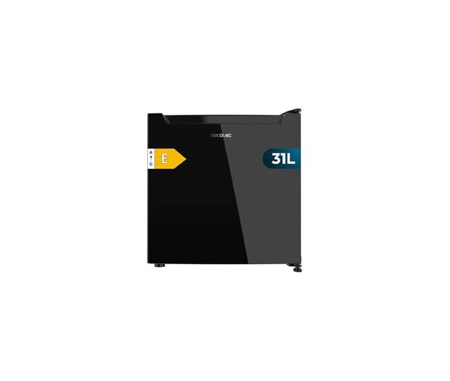 Cecotec mini frigorífico bolero coolmarket tt 31 dual black glass e