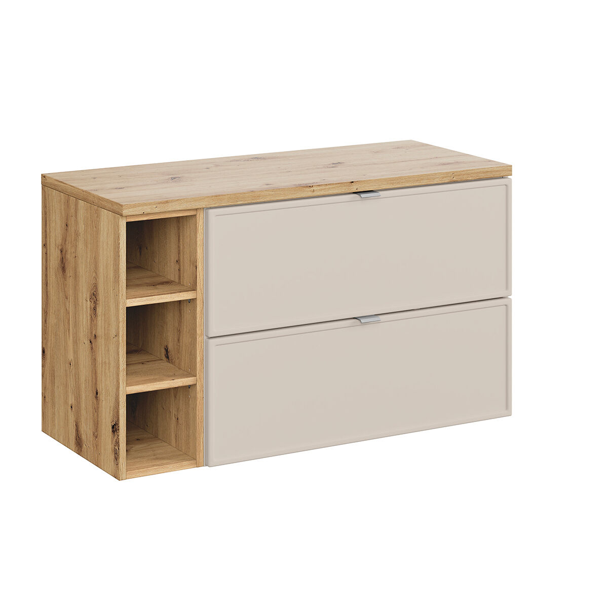 Mueble bajo lavabo 3 compartimientos Alba 100
