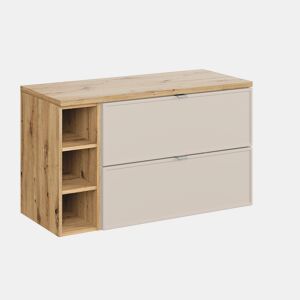 Móvel sob-lavatório Alba Cachemire 100cm 3 nichos