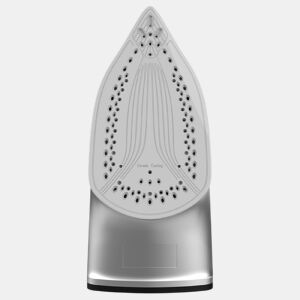 Cecotec Ferro de engomar horizontal com 2600 W, jato de vapor de 210 gmin e base com grande resistência para um deslizamento perfeito.