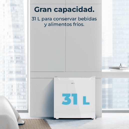 Mini frigorifico Cecotec CoolMarket TT 31 Branco 31 L 231 L 47,4 x 44,7 x 49,6 cm