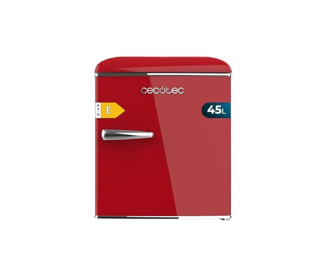 Cecotec mini nevera frigorífico retro sobremesa 45l bolero coolmarket tt origin 45 red. 55cm de alto y 44,7cm de ancho