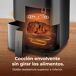 Freidora de aire Cecofry&Grill Duoheat 40000 Cecotec 1900W 4L Freidora de aire Cecofry&Grill Duoheat 40000 Cecotec 1900W 4L Negro