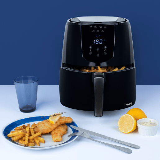 Fritadeira de ar sem óleo Fry800 H.koenig, 4 L, 1400 W