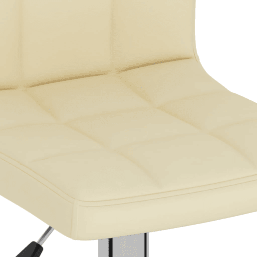 vidaXL Banco de bar tecido cor creme vidaXL Banco de bar tecido cor creme