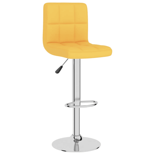 vidaXL Bancos de bar 2 pcs tecido amarelo mostarda vidaXL Bancos de bar 2 pcs tecido amarelo mostarda