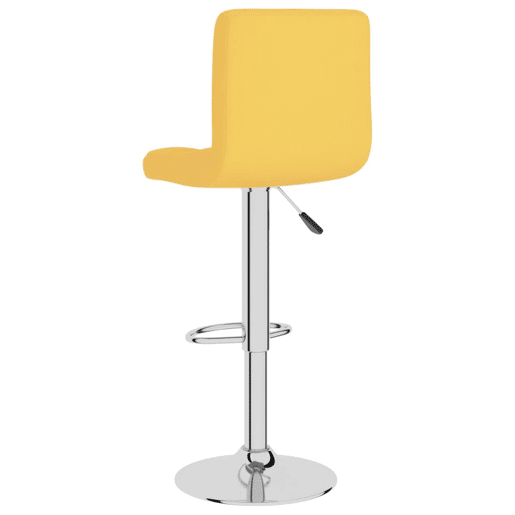 vidaXL Bancos de bar 2 pcs tecido amarelo mostarda vidaXL Bancos de bar 2 pcs tecido amarelo mostarda