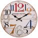 Reloj de pared de madera Reloj de pared de madera Blanco