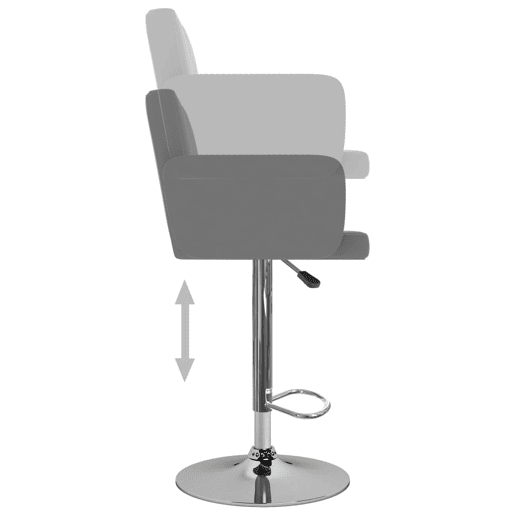 vidaXL Bancos de bar 2 pcs couro artificial cinzento vidaXL Bancos de bar 2 pcs couro artificial cinzento