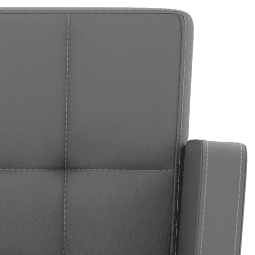 vidaXL Bancos de bar 2 pcs couro artificial cinzento vidaXL Bancos de bar 2 pcs couro artificial cinzento