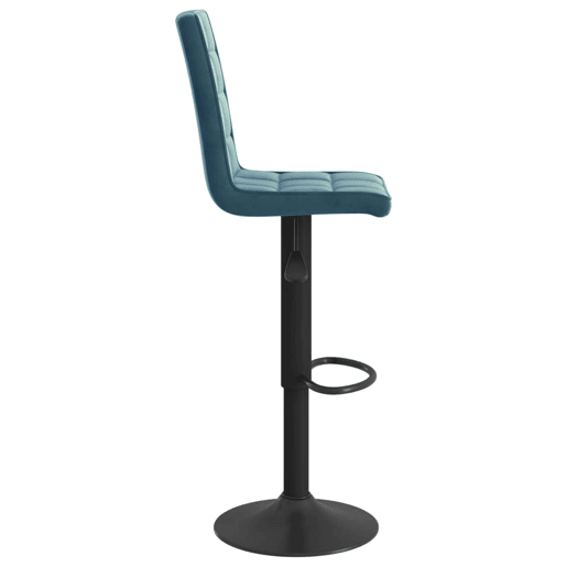vidaXL Bancos de bar 2 pcs veludo azul