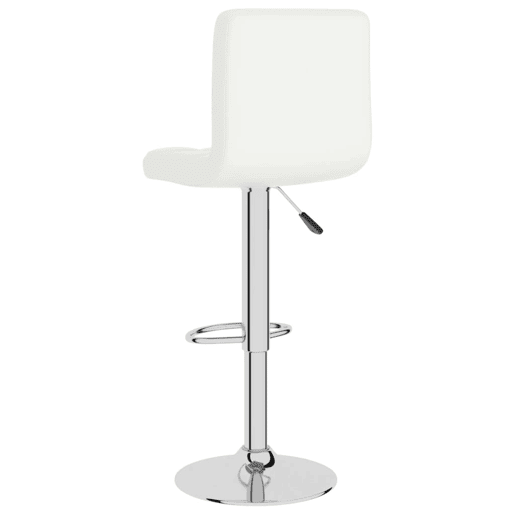 vidaXL Banco de bar couro artificial branco vidaXL Banco de bar couro artificial branco