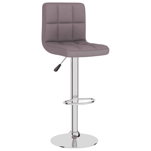 vidaXL Bancos de bar 2 pcs tecido cinzento-acastanhado