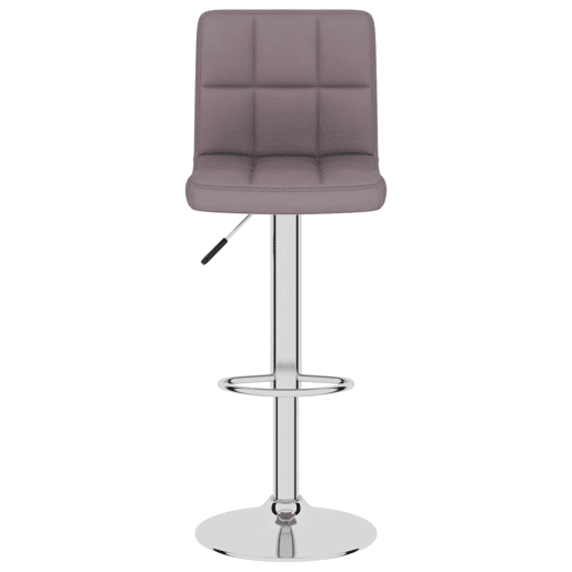 vidaXL Bancos de bar 2 pcs tecido cinzento-acastanhado