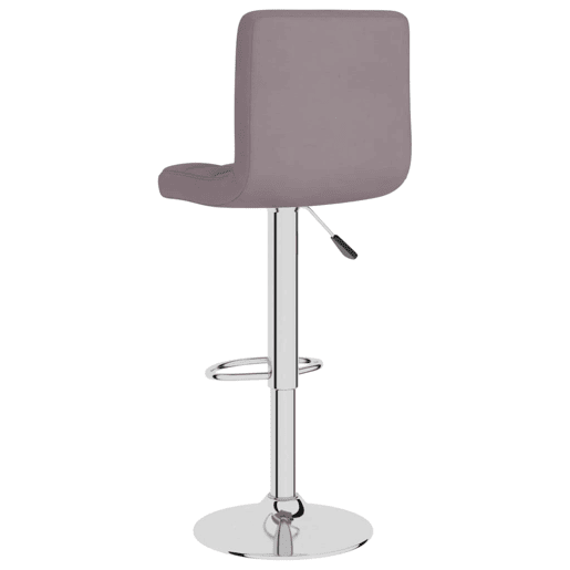 vidaXL Bancos de bar 2 pcs tecido cinzento-acastanhado
