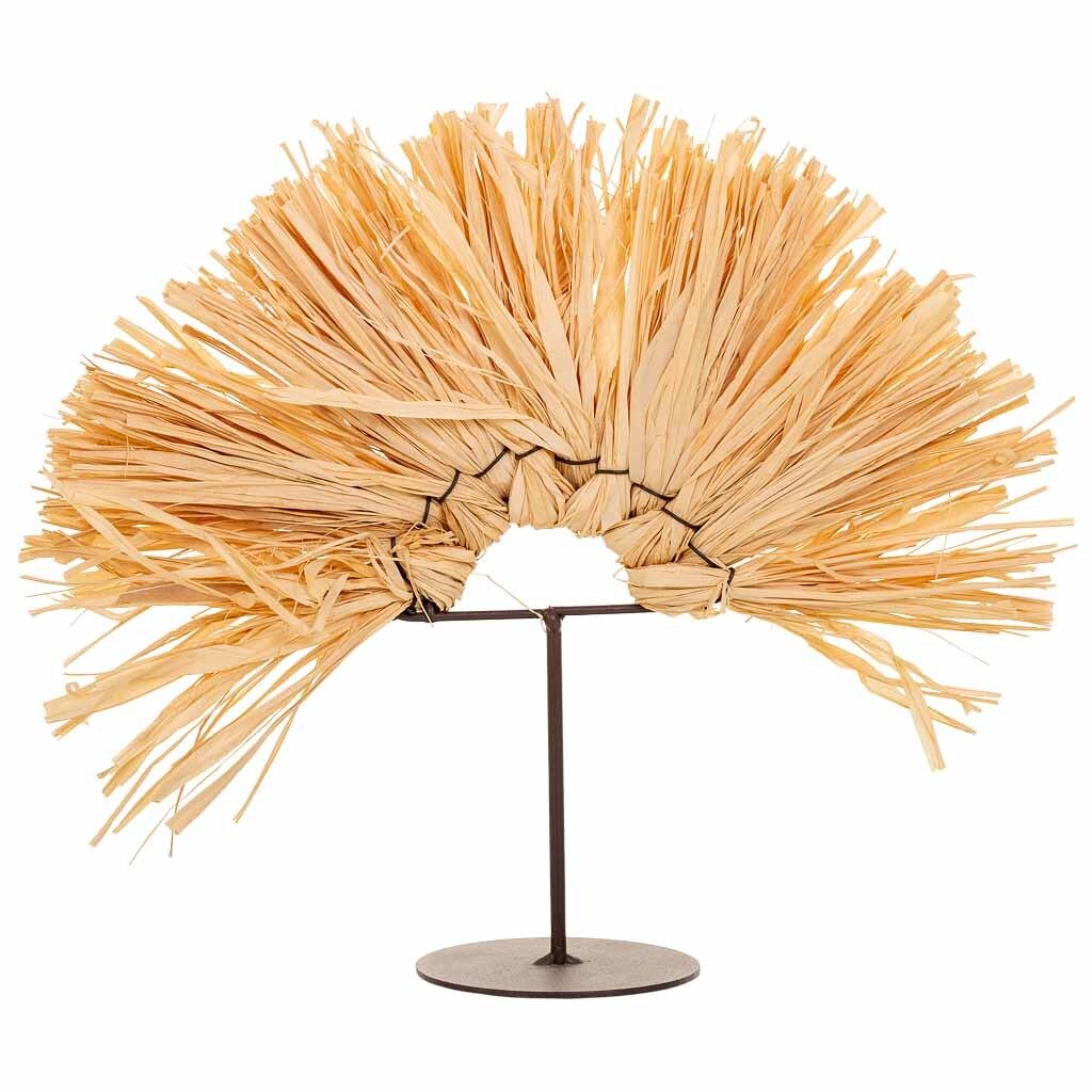 Figura decoración de fibra natural