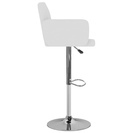 vidaXL Bancos de bar 2 pcs couro artificial branco vidaXL Bancos de bar 2 pcs couro artificial branco