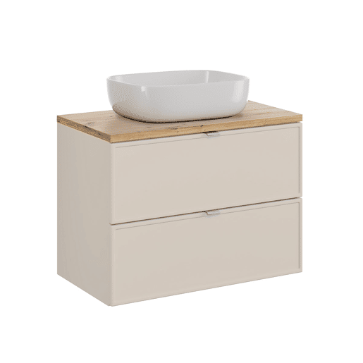Móvel lavatório simples 80cm Alba Caxemira Móvel lavatório simples 80cm Alba Caxemira