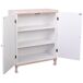 Armario de madera de 2 puertas Armario de madera de 2 puertas Blanco