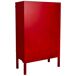 Armario de madera con 2 cajones y 2 puertas Armario de madera con 2 cajones y 2 puertas Rojo