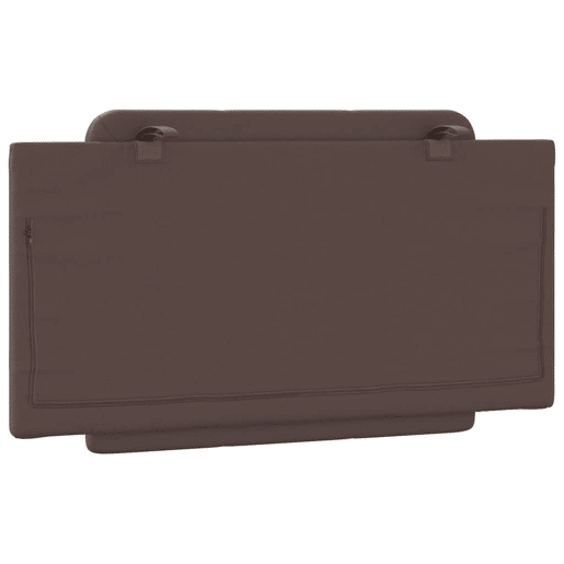 vidaXL Almofadão de cabeceira Zadar 100 cm couro artificial castanho vidaXL Almofadão de cabeceira Zadar 100 cm couro artificial castanho