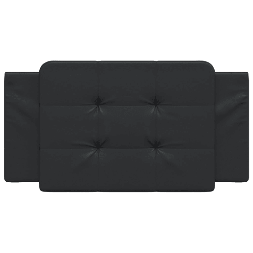 vidaXL Almofadão de cabeceira Zadar 100 cm couro artificial preto vidaXL Almofadão de cabeceira Zadar 100 cm couro artificial preto