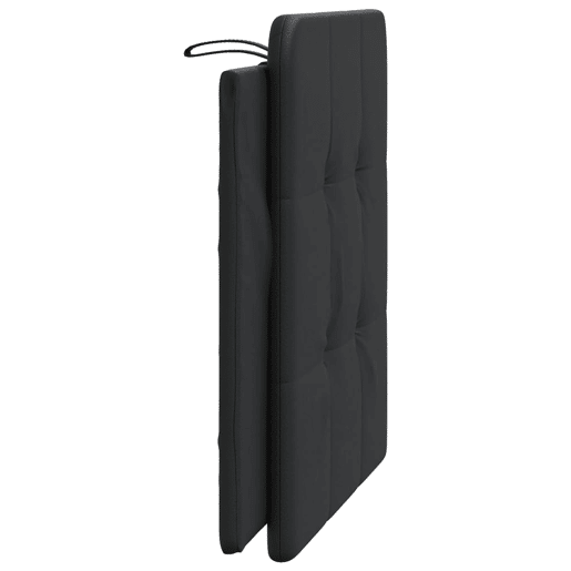 vidaXL Almofadão de cabeceira Zadar 100 cm couro artificial preto vidaXL Almofadão de cabeceira Zadar 100 cm couro artificial preto