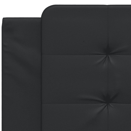 vidaXL Almofadão de cabeceira Zadar 100 cm couro artificial preto vidaXL Almofadão de cabeceira Zadar 100 cm couro artificial preto