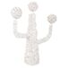Cactus decoración de mimbre Cactus decoración de mimbre Blanco