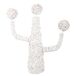 Cactus decoración de mimbre Cactus decoración de mimbre Blanco