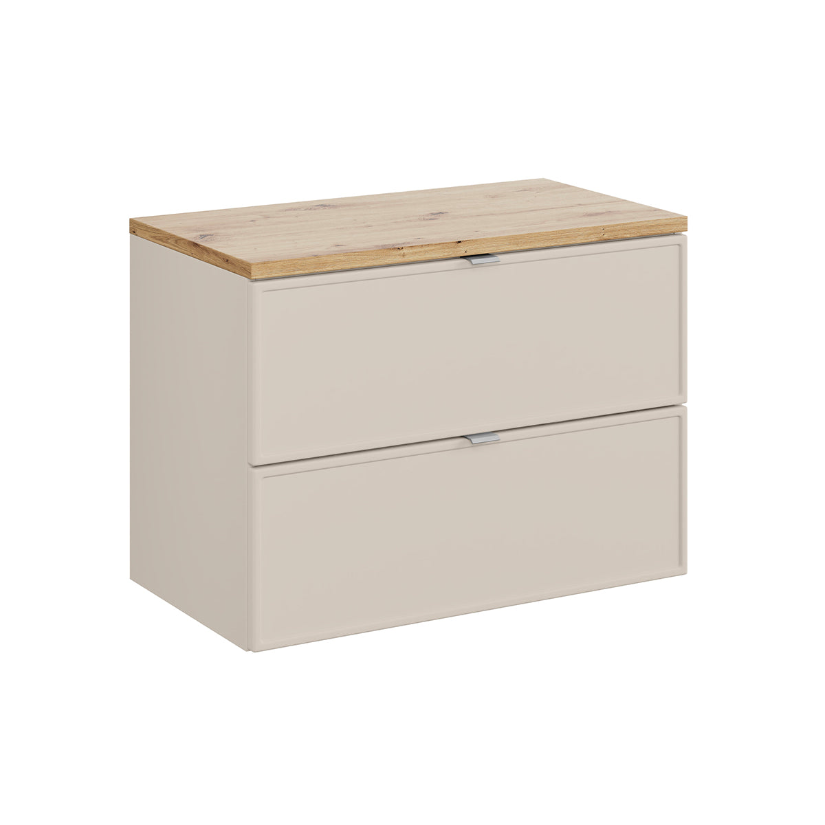 Mueble bajo lavabo cesto de ropa Alba 80