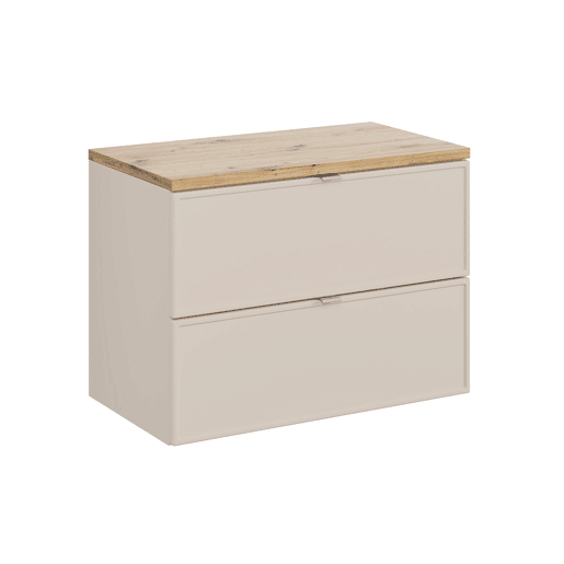 Móvel sob-lavatório 80cm móvel toucador Alba Caxemira