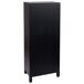 Armario de madera, 2 cajones y 2 puertas Armario de madera, 2 cajones y 2 puertas Negro