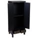 Armario de madera, 2 cajones y 2 puertas Armario de madera, 2 cajones y 2 puertas Negro