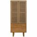 Armario de madera y cuerda trenzada Armario de madera y cuerda trenzada Marron