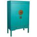Armario de madera con 2 cajones y 2 puertas Armario de madera con 2 cajones y 2 puertas Azul