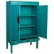 Armario de madera con 2 cajones y 2 puertas Armario de madera con 2 cajones y 2 puertas Azul