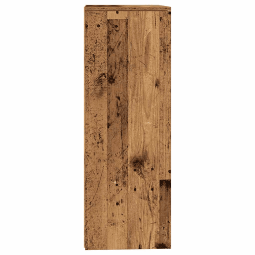 vidaXL Aparador com 6 gavetas 50x34x96 cm deriv. madeira madeira velha