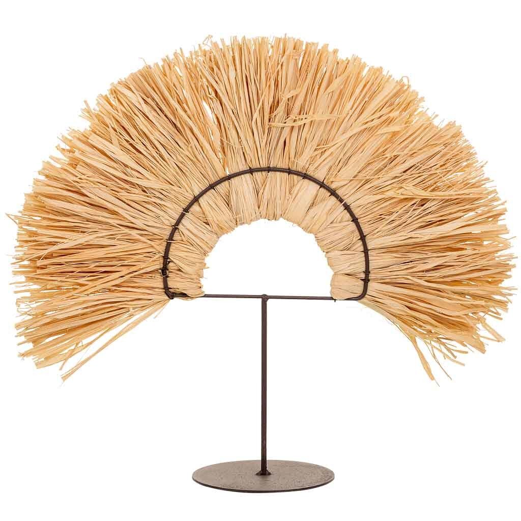 Figura decoración de fibra natural