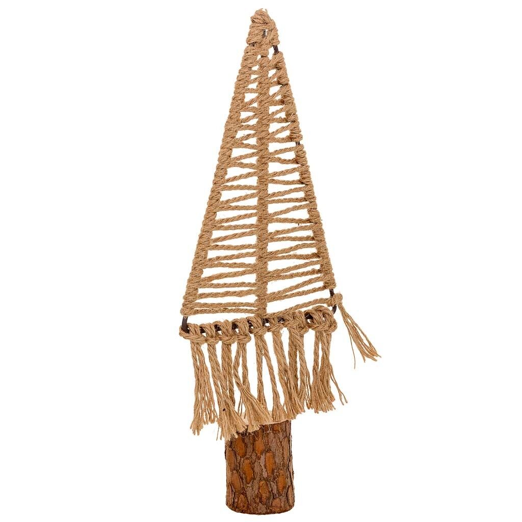 Árbol decorativo de algodón trenzado