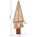 Árbol decorativo de algodón trenzado Árbol decorativo de algodón trenzado Marrón