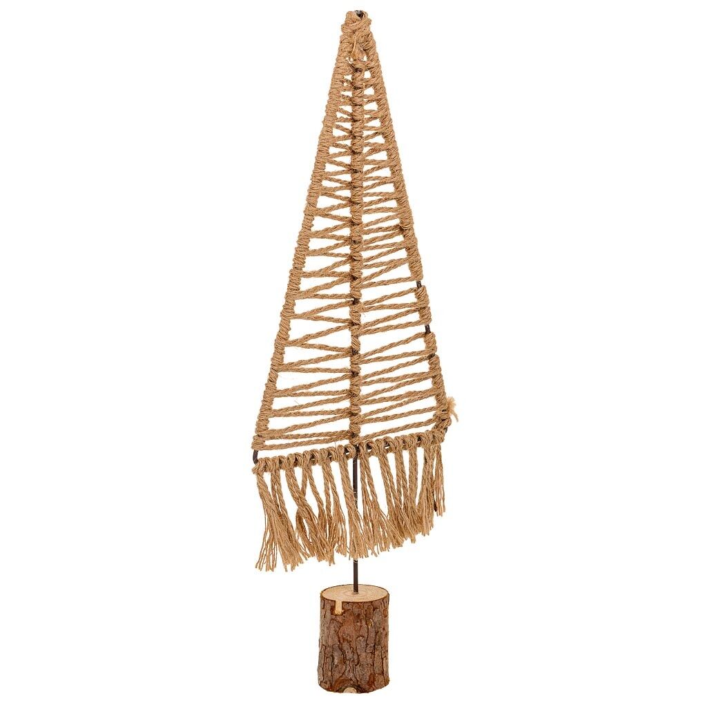 Árbol decorativo de algodón trenzado
