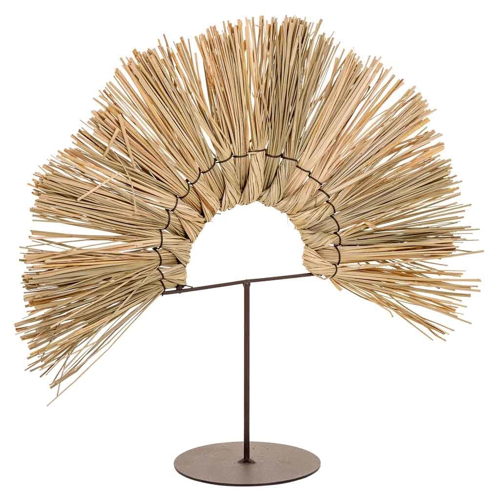Figura decoración de fibra natural