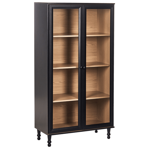 Armário expositor TINGLEDALE 80 cm Preto