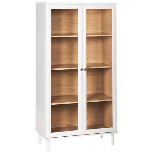 Armário expositor TINGLEDALE 80 cm Branco Armário expositor TINGLEDALE 80 cm Branco