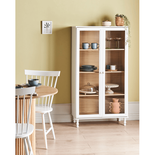 Armário expositor TINGLEDALE 80 cm Branco Armário expositor TINGLEDALE 80 cm Branco