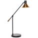Beliani Lámpara de mesa PINKEEN Beliani Lámpara de mesa PINKEEN Negro/ Dorado