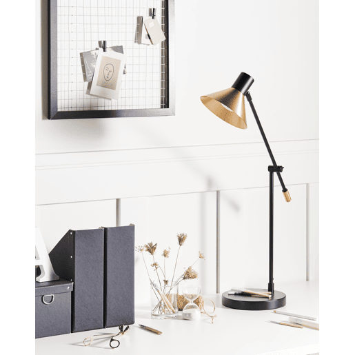 Beliani Candeeiro de mesa PINKEEN Beliani Candeeiro de mesa PINKEEN