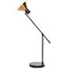 Beliani Lámpara de mesa PINKEEN Beliani Lámpara de mesa PINKEEN Negro/ Dorado