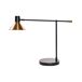 Beliani Lámpara de mesa PINKEEN Beliani Lámpara de mesa PINKEEN Negro/ Dorado